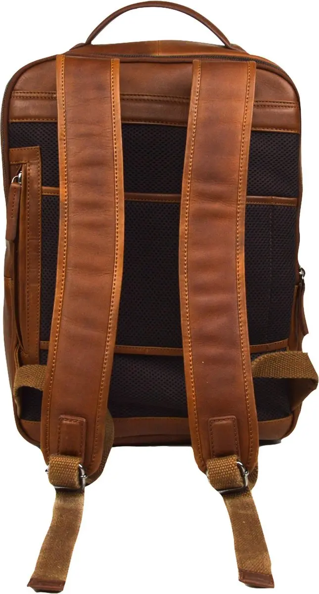 DSTRCT Premium Collection Backpack 230230.30 - 15,6" Laptoptas - Cognac