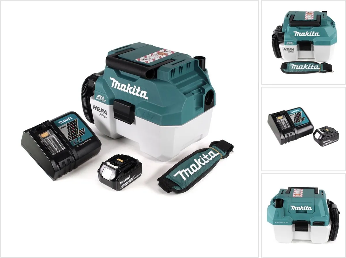 Makita DVC 750 LRG1X3 Stofzuiger 18V