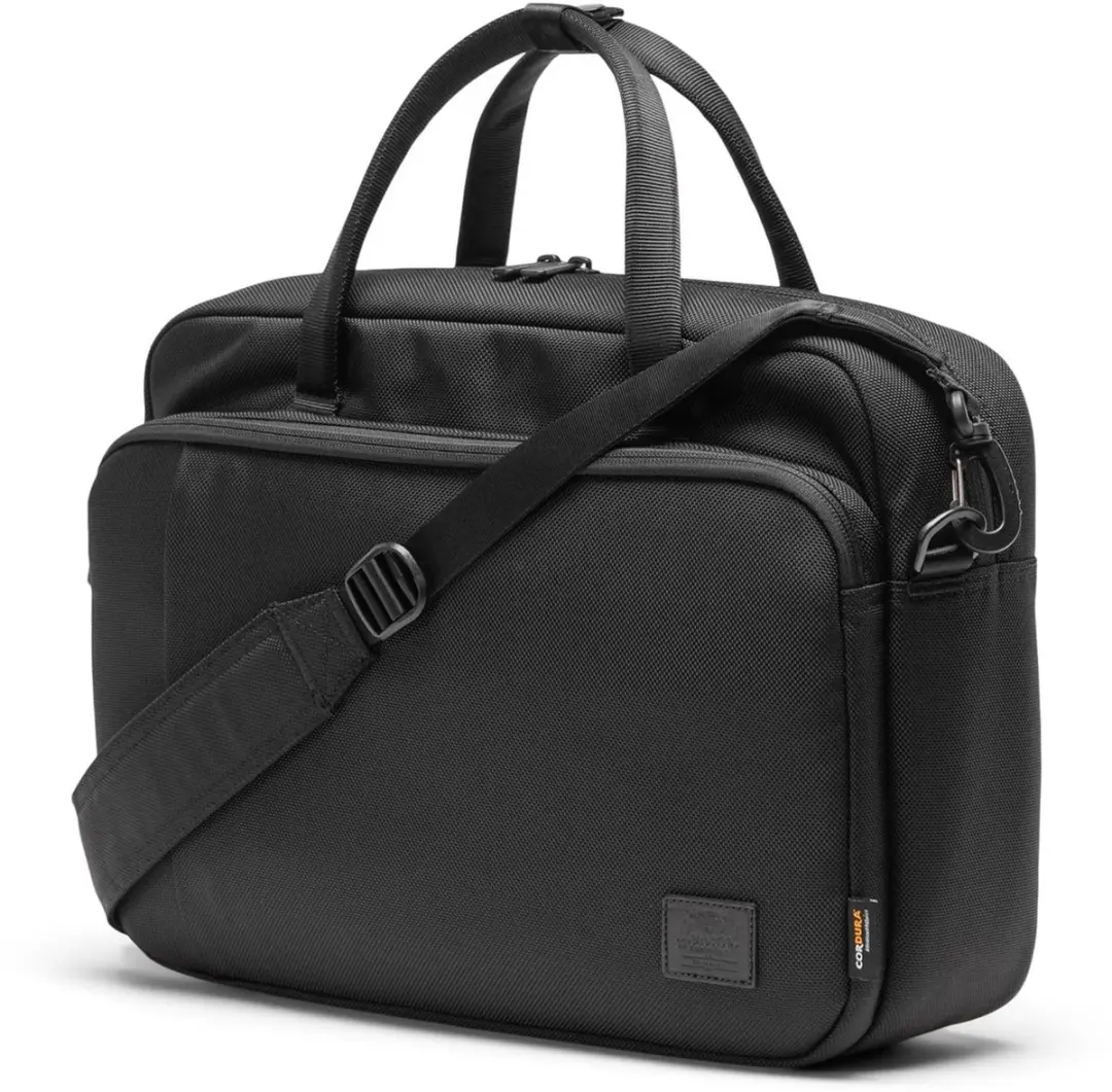 Herschel Gibson Messenger Tech Cordura 18 Laptoptas - 16 inch - Zwart
