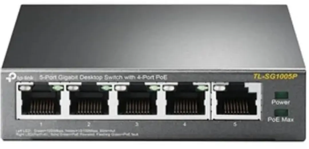 TP-Link TL-SG1005P 5-Poort Gigabit PoE+ Switch