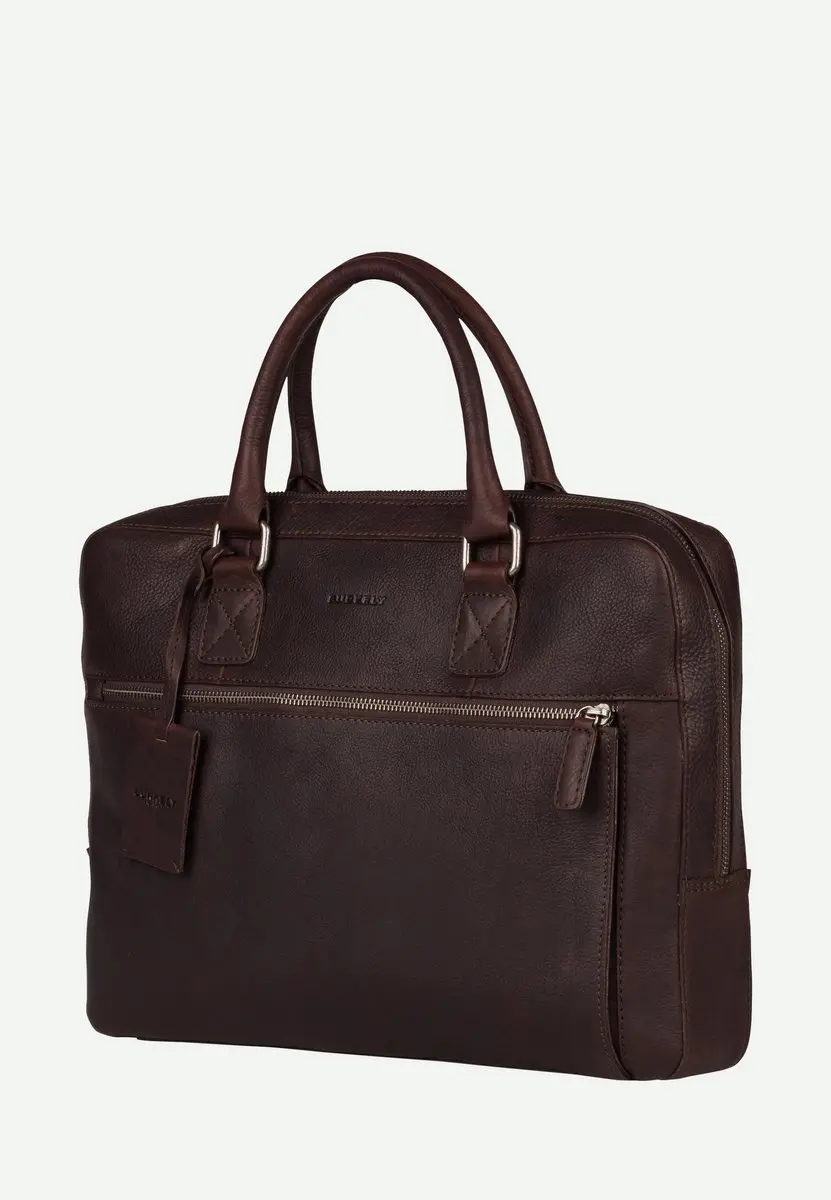 Burkely Fundamentals Antique Avery Laptopbag 13,3" - 4 Vakken - Bruin