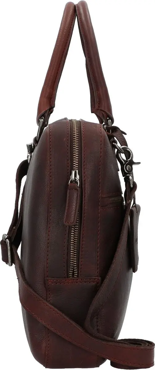 Burkely Fundamentals Antique Avery Laptopbag 13,3" - 4 Vakken - Bruin