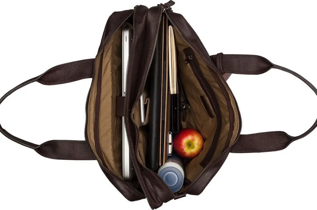 Burkely Vintage Jesse Laptoptas 15.6" - Bruin - 4 Vakken