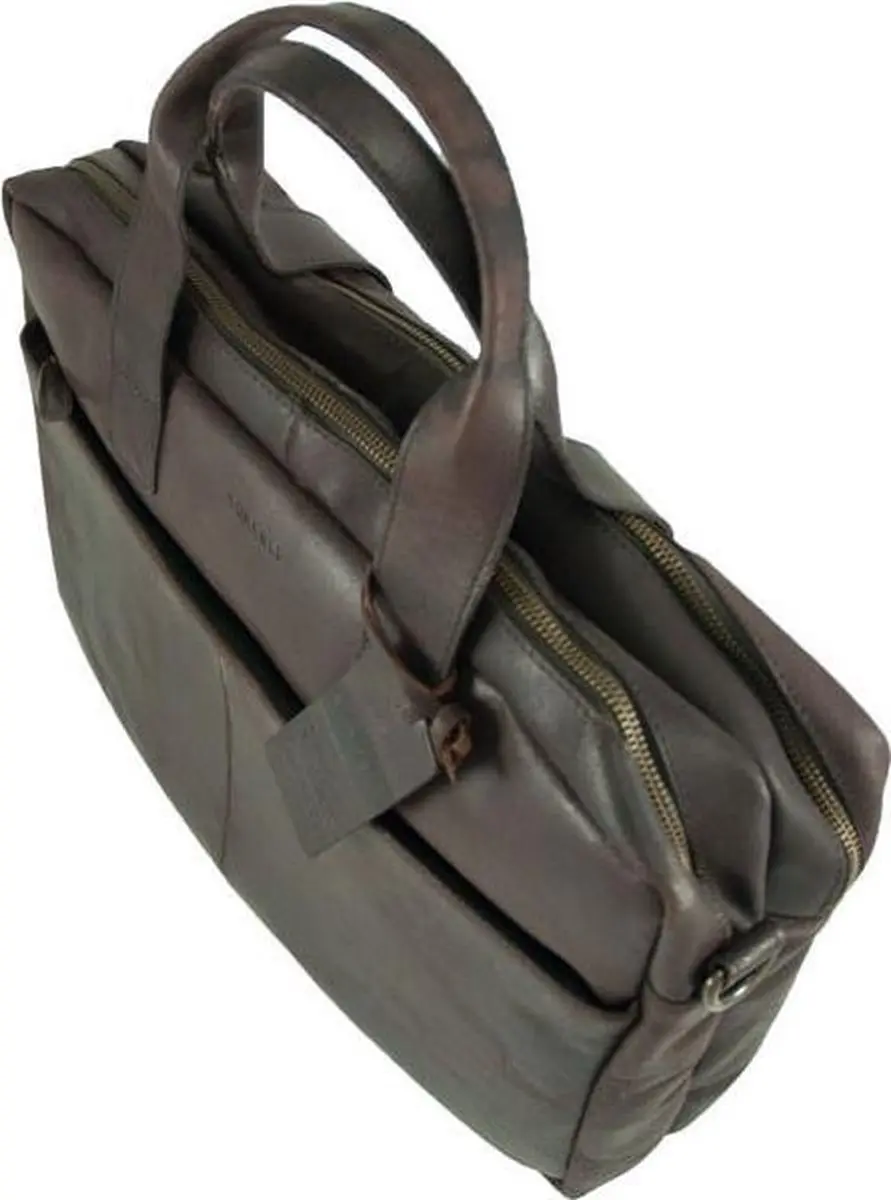 Burkely Vintage Jesse Laptoptas 15.6" - Bruin - 4 Vakken