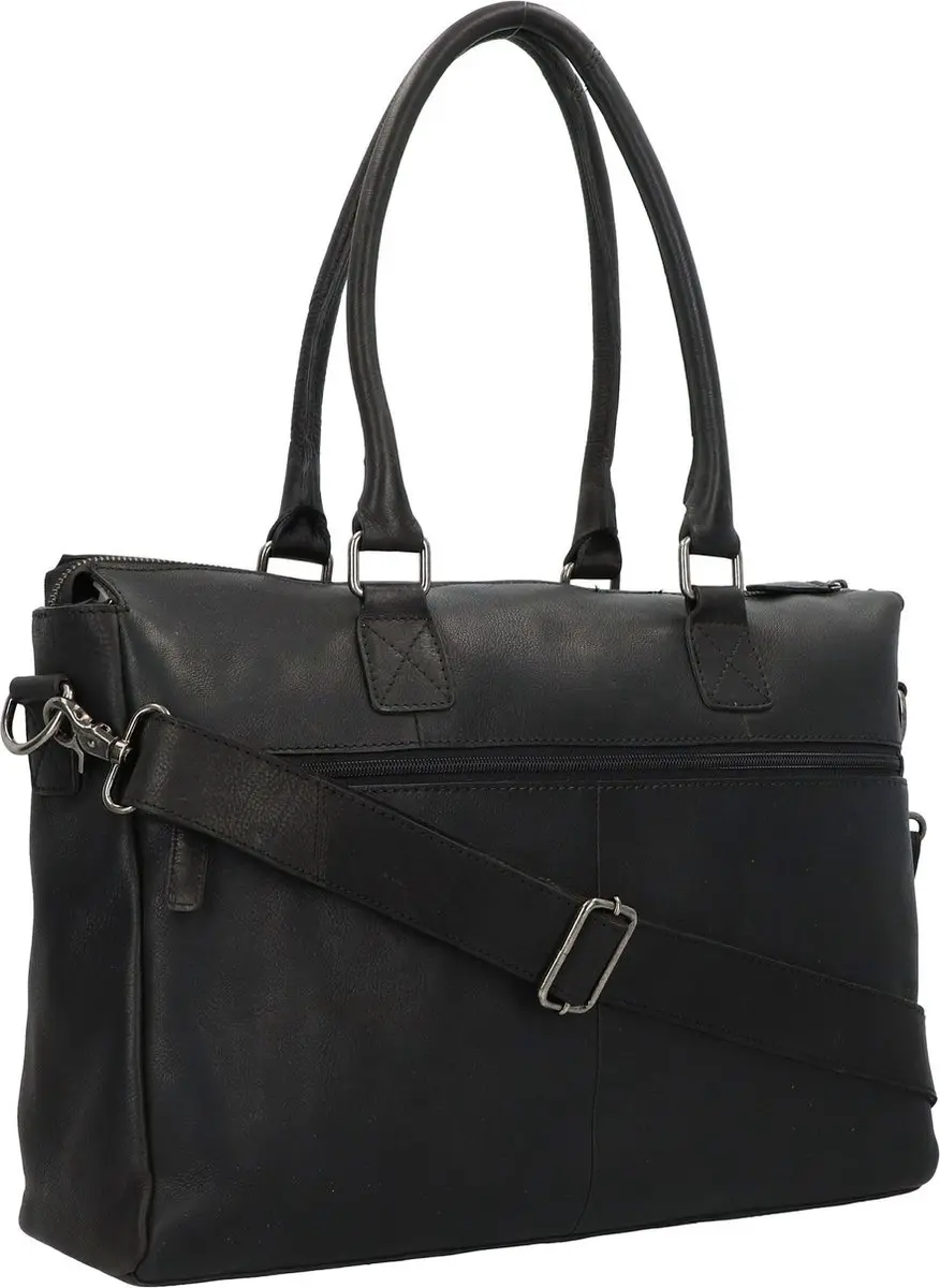 Burkely Fundamentals Avery Laptoptas 15" - 6 Vakken - Zwart