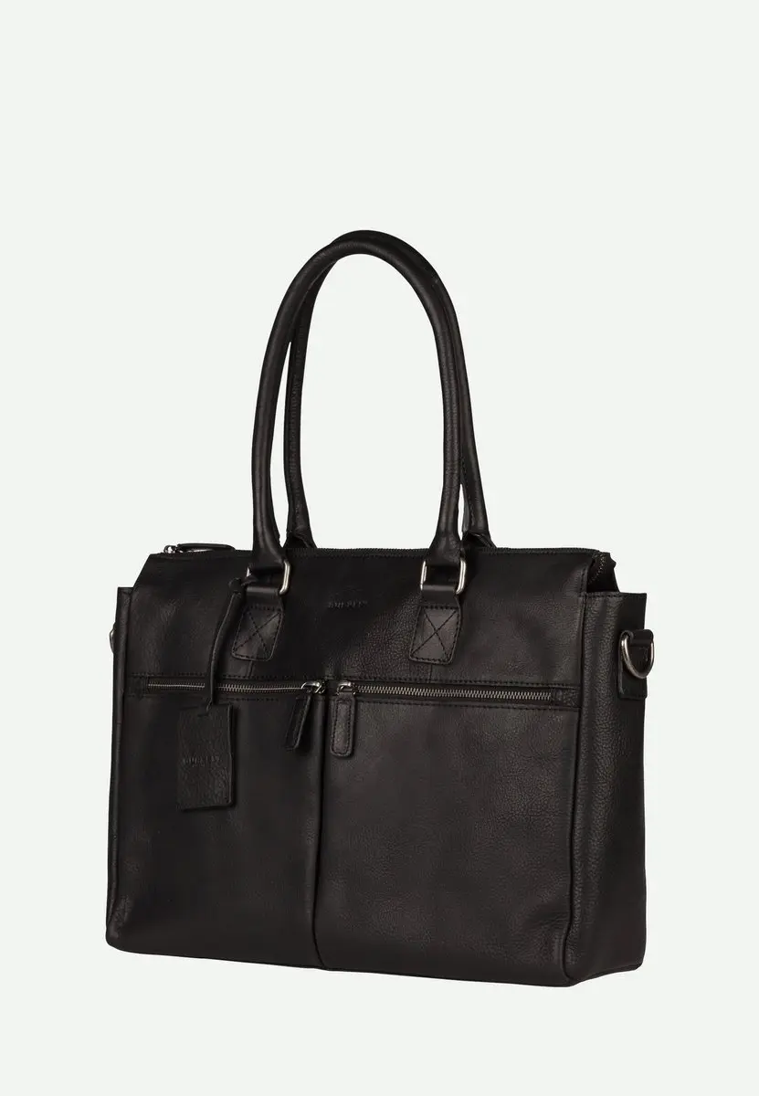 Burkely Fundamentals Avery Laptoptas 15" - 6 Vakken - Zwart
