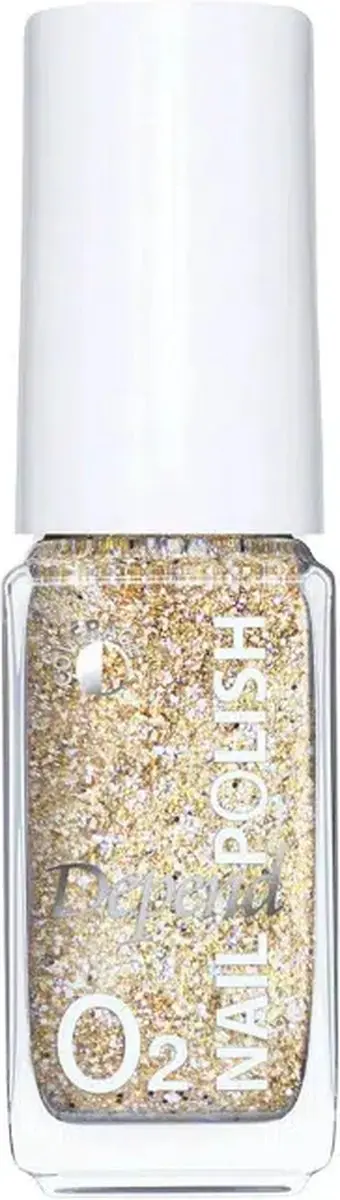 Depend Cosmetics O2 Nagellak Goudglitter 779