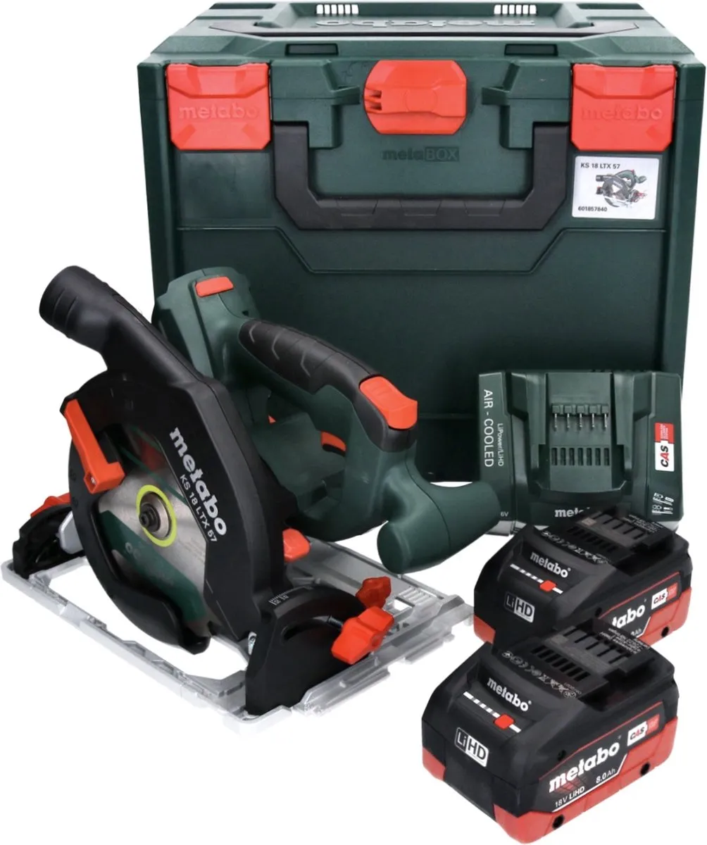 Metabo KS 18 LTX 57 Cirkelzaagset - 57mm - 2x 8,0Ah