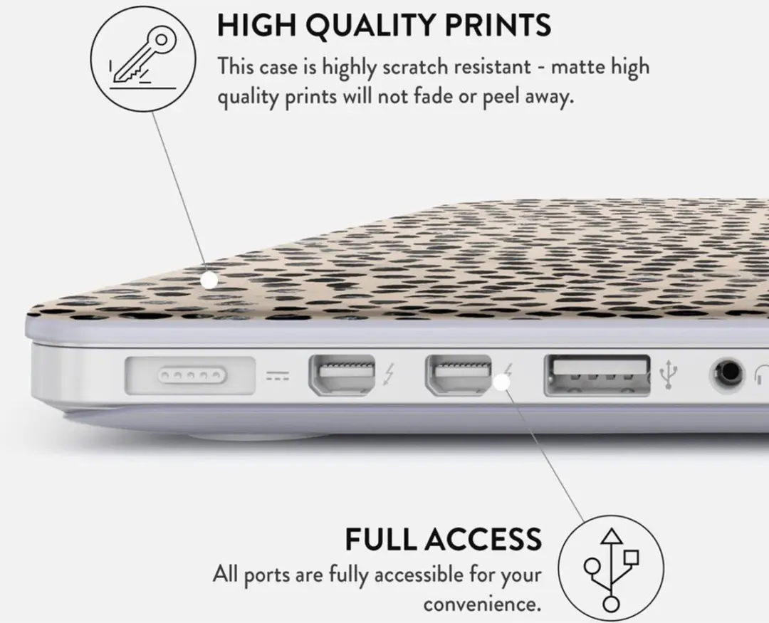 Burga Hard Case MBAI13_A2337 MacBook Air 13 2020 - Almond Latte