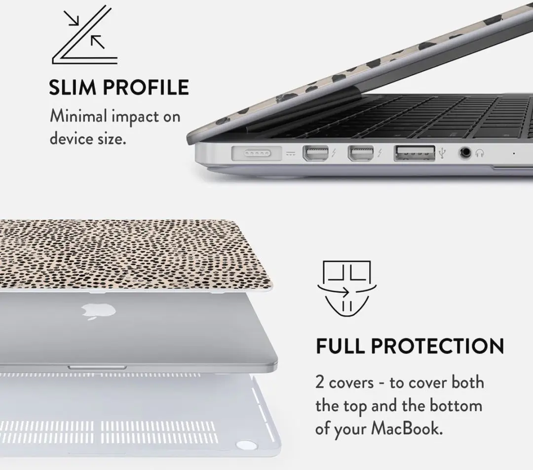 Burga Hard Case MBAI13_A2337 MacBook Air 13 2020 - Almond Latte