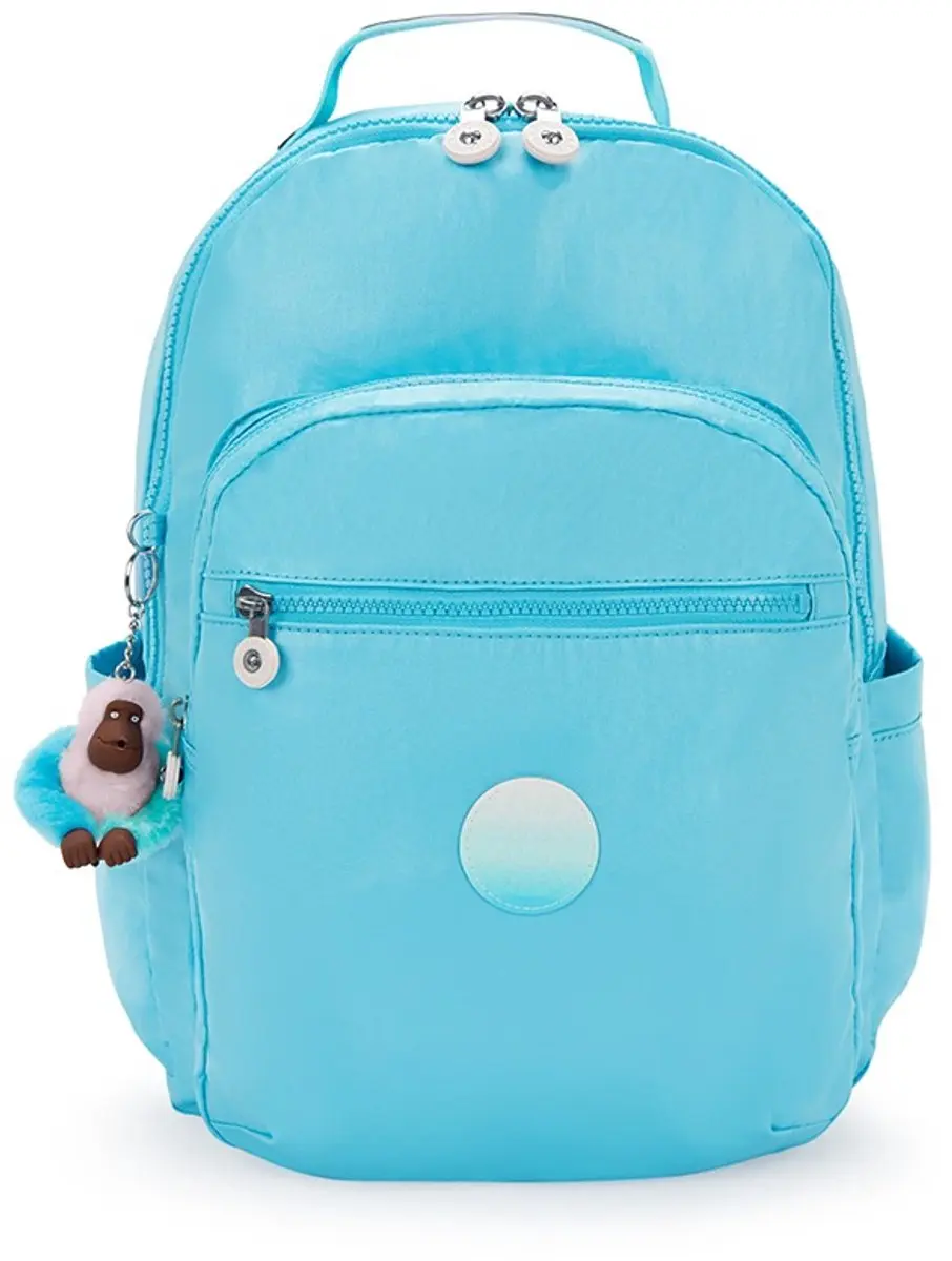 Kipling Seoul College Rugzak 15 inch - Blauw
