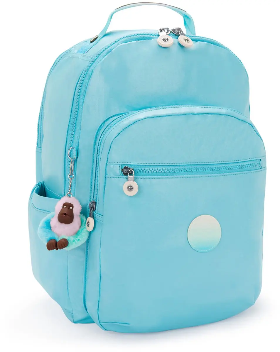 Kipling Seoul College Rugzak 15 inch - Blauw