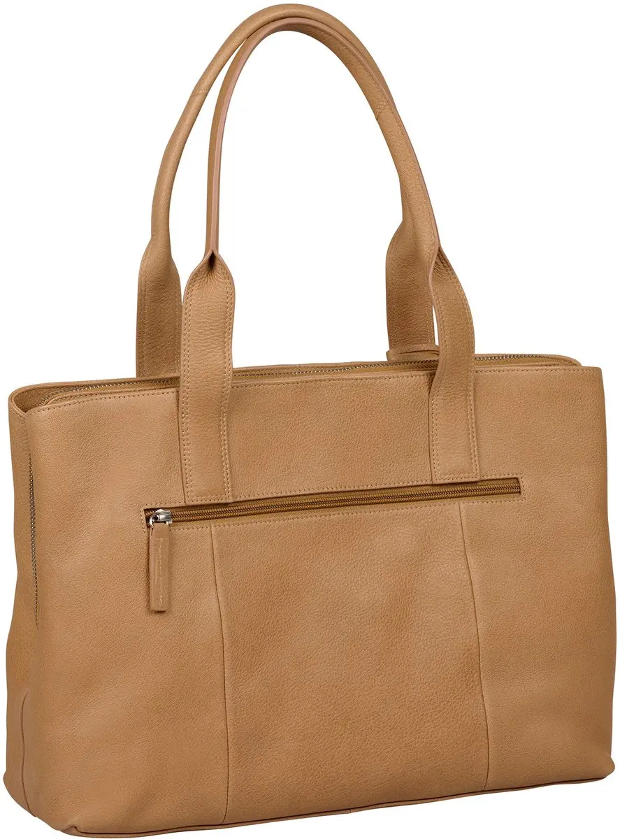 Burkely Soft Skylar Workbag 13.3" Laptoptas - 3 Vakken - Beige