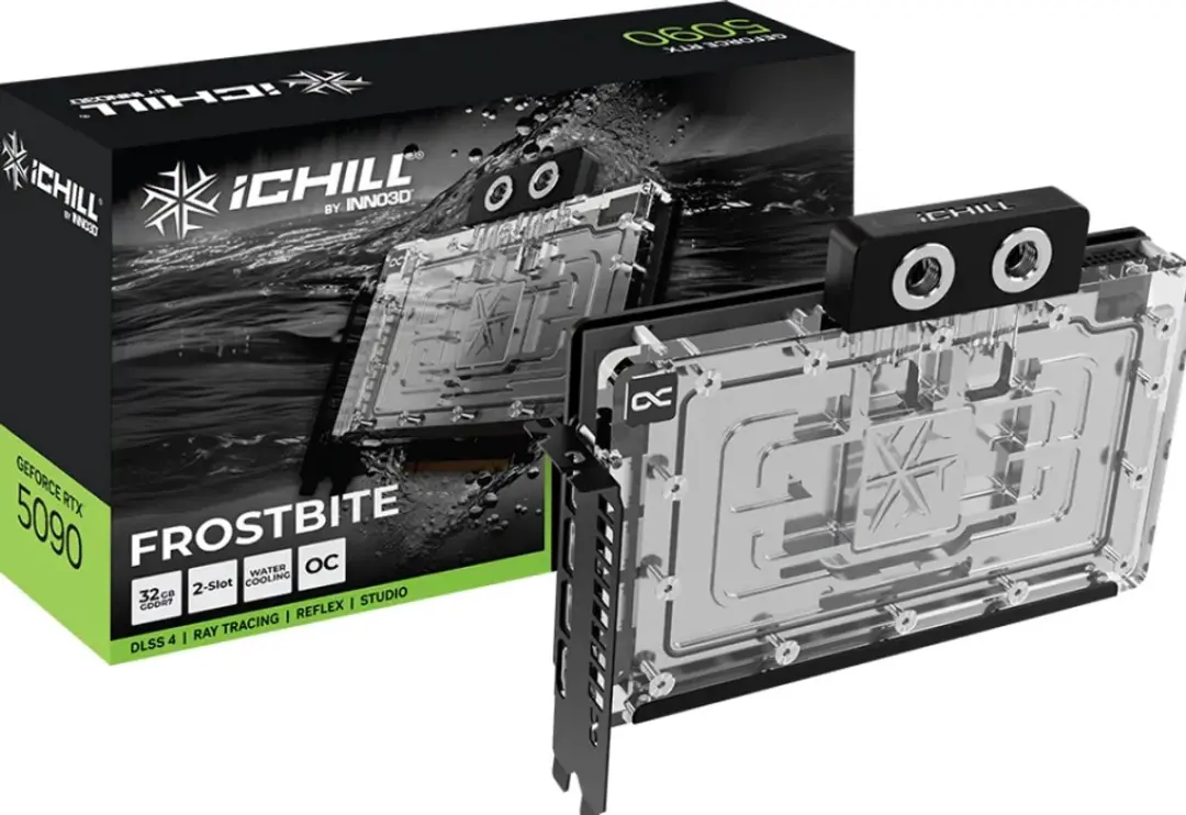 INNO3D GeForce RTX 5090 iChill Frostbite 32GB - Videokaart