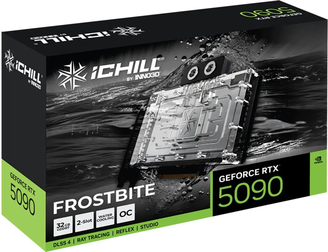 INNO3D GeForce RTX 5090 iChill Frostbite 32GB - Videokaart