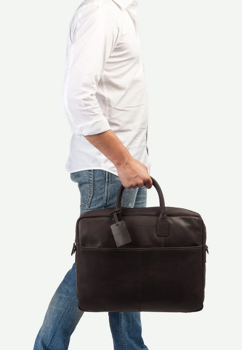 Burkely Fundamentals Vintage Max Worker 17" Laptoptas - 9007339.22.20 - Bruin