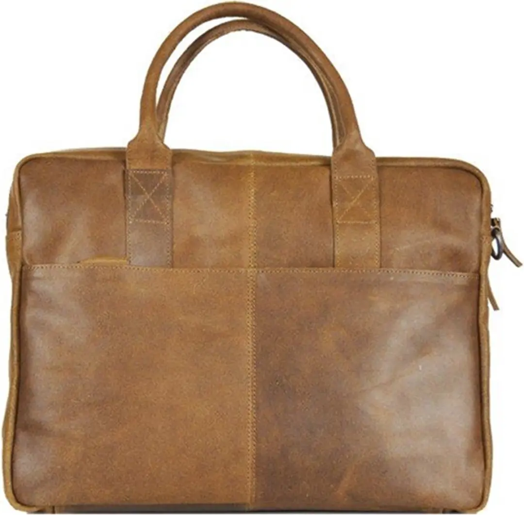 DSTRCT Limited Leren Laptoptas 15,6" - Cognac - MPN 018097.30