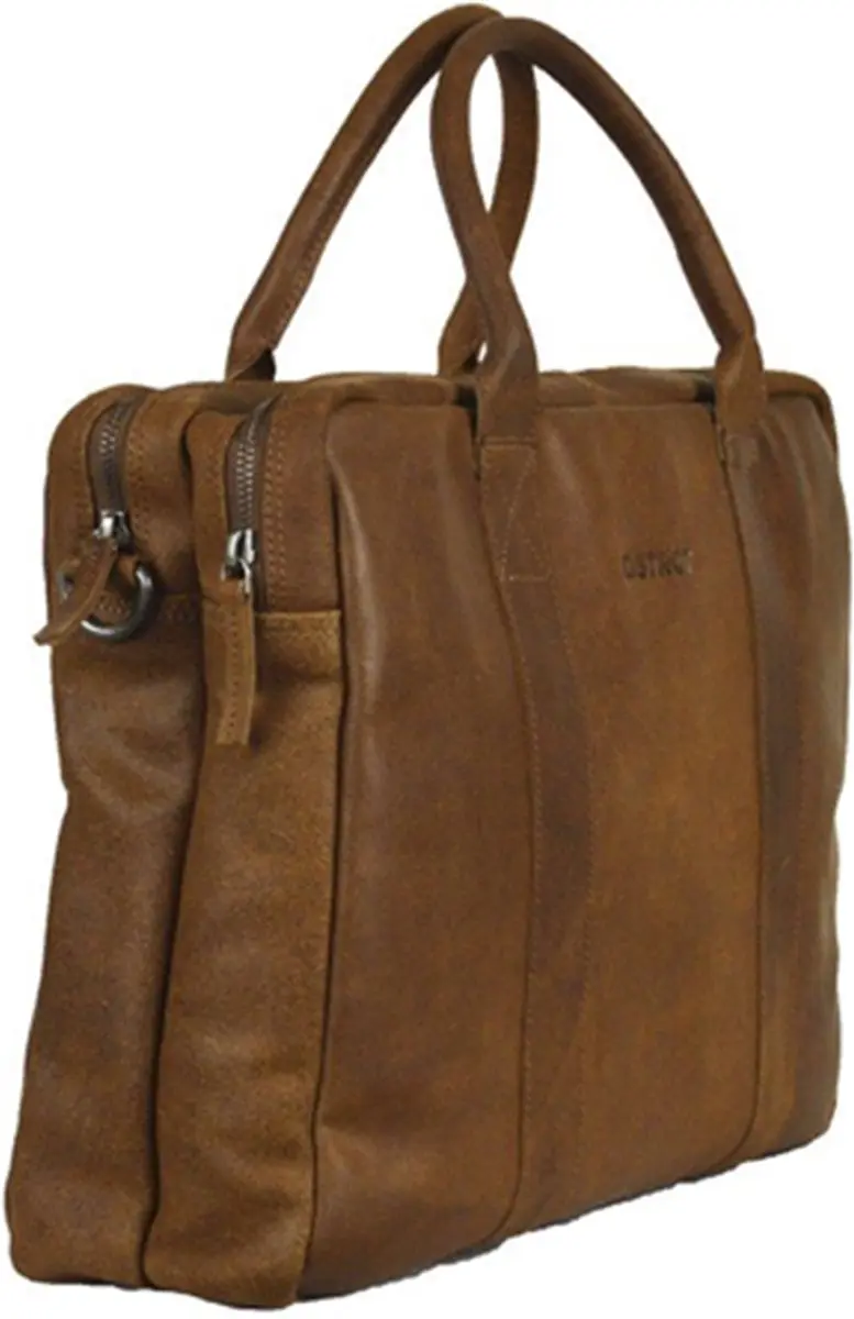 DSTRCT Limited Leren Laptoptas 15,6" - Cognac - MPN 018097.30
