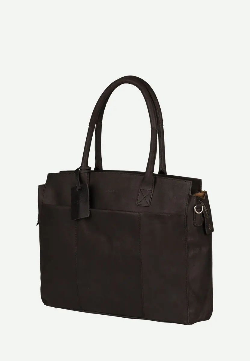 Burkely Fundamentals Vintage Doris Laptopbag 15.6" - Zwart