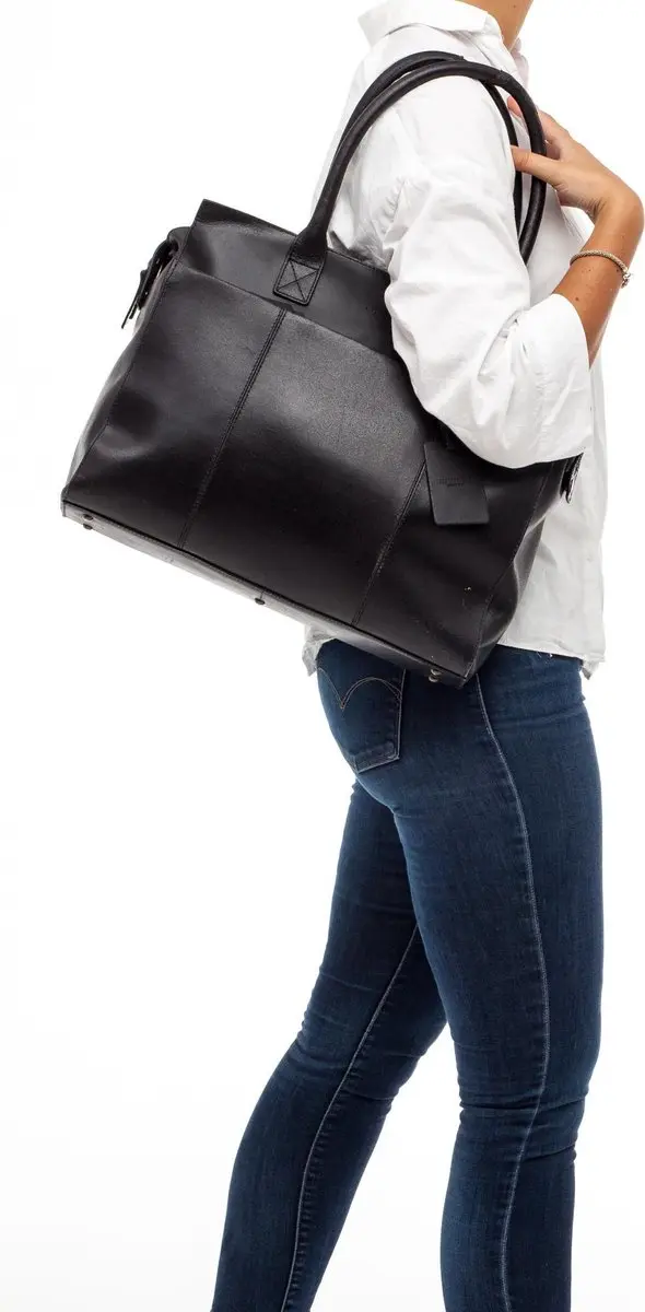 Burkely Fundamentals Vintage Doris Laptopbag 15.6" - Zwart
