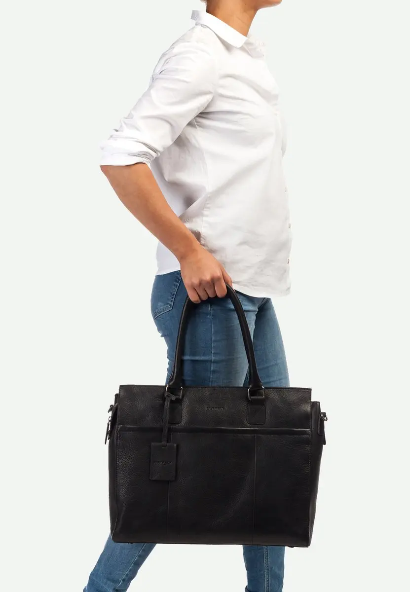 Burkely Fundamentals Avery Laptoptas 15.6" - Zwart