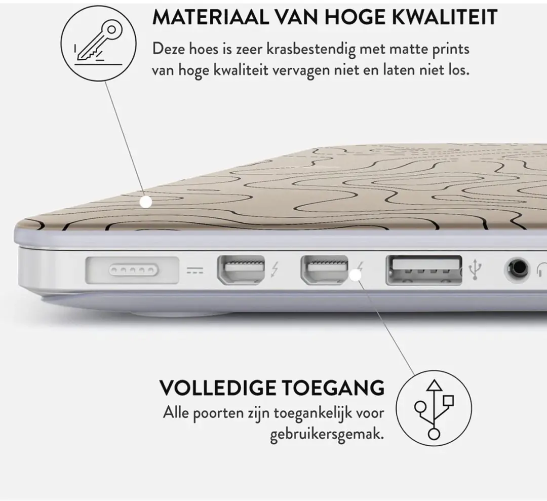 Burga Hard Case MacBook Air 13 (2022) M2 - Wild Terrain