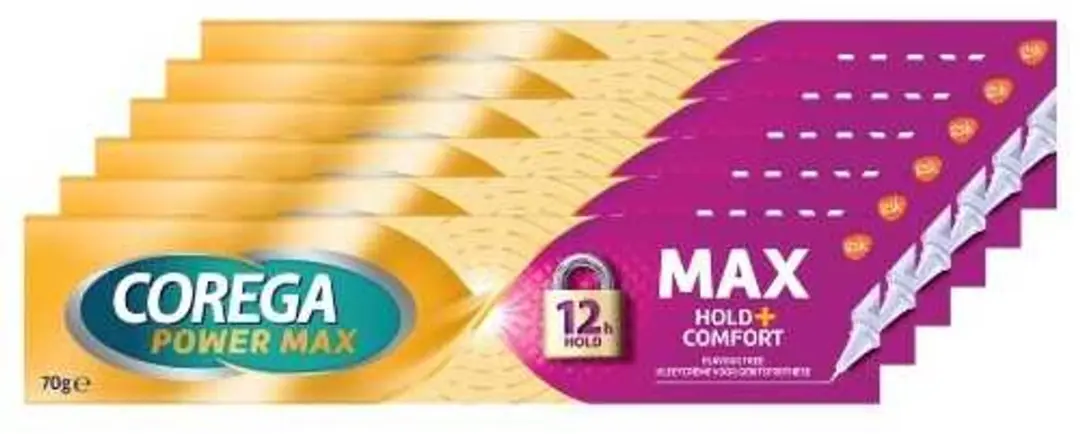 Corega Max Hold Comfort Kleefcrème Prothese 70g