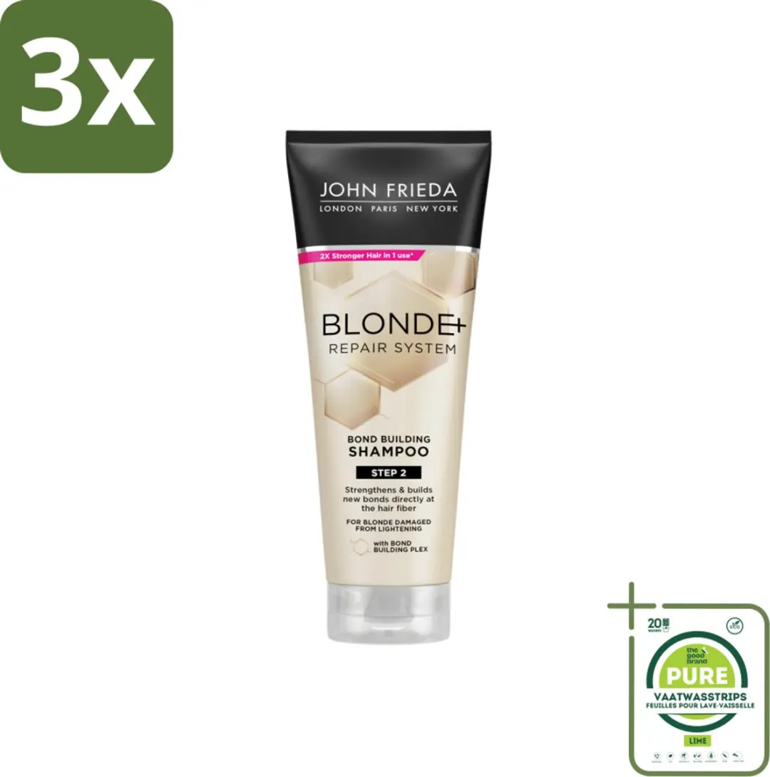 John Frieda Blonde+ Repair Bond Building Shampoo 250ml