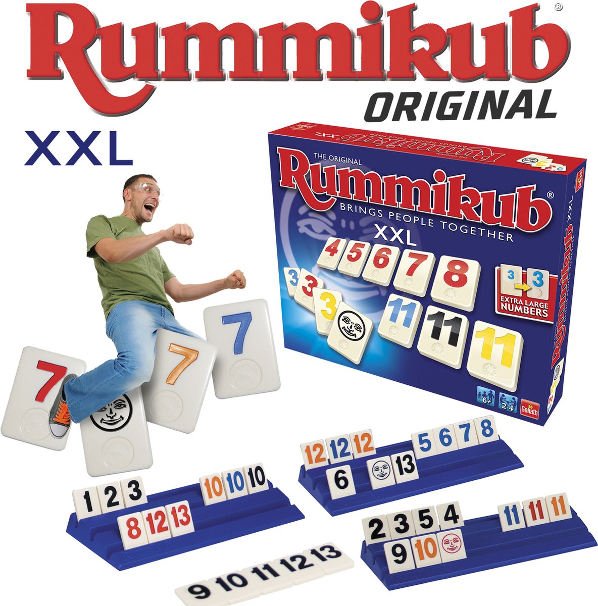 Goliath Rummikub The Original XXL - Bordspel - Gezelschapsspel
