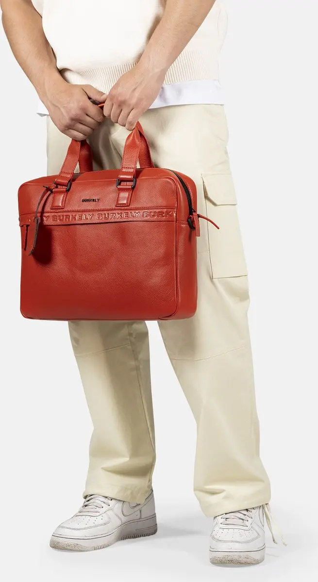 Burkely Minimal Mason Laptoptas 15,6" - Rood