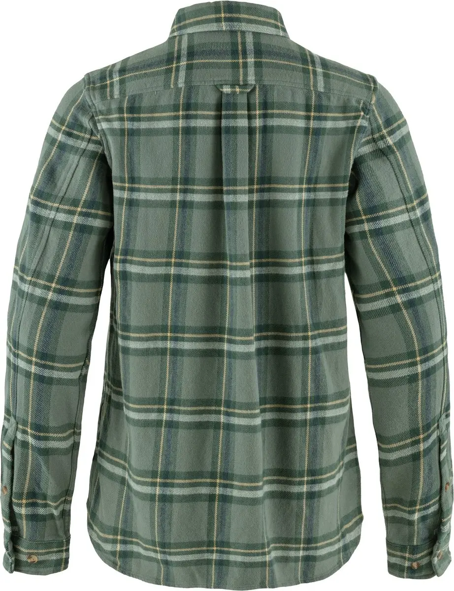 Fjällräven Övik Heavy Flannel Overhemd - Patina Green M