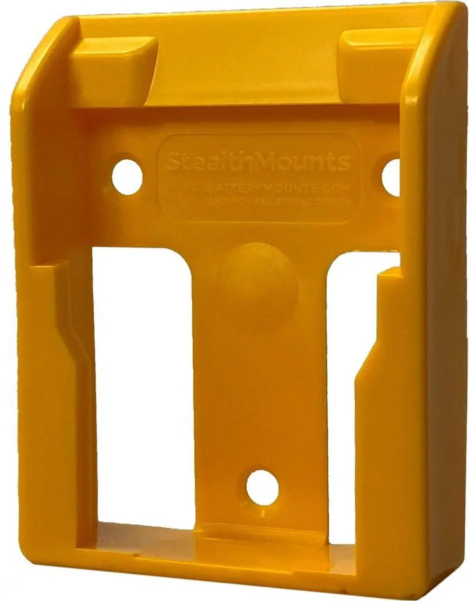 StealthMounts BM-DW20-YLW-6 Accuhouder DeWALT XR/FlexVolt