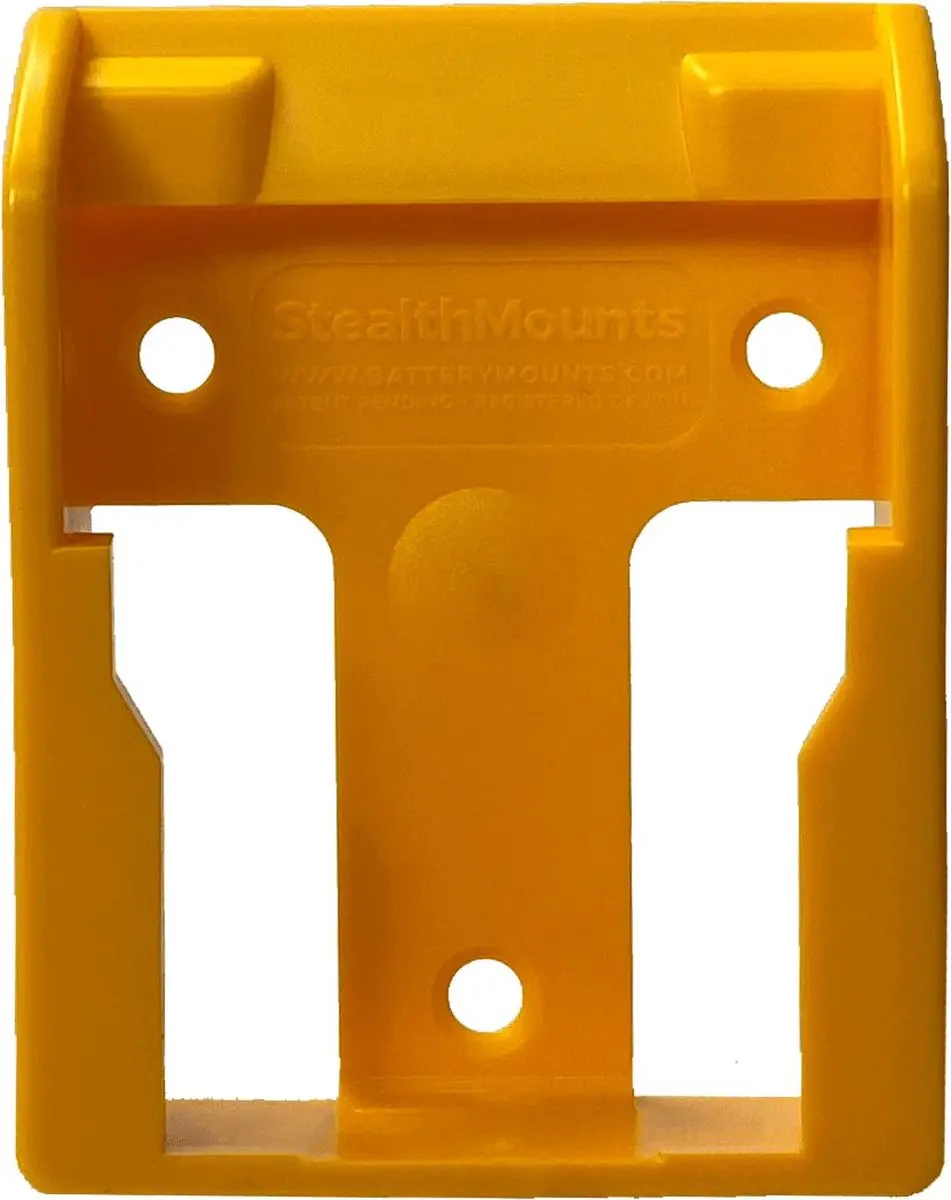 StealthMounts BM-DW20-YLW-6 Accuhouder DeWALT XR/FlexVolt - 6 Stuks - Geel - afbeelding 6 van 6