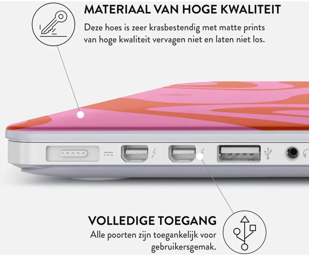 Burga Hard Case MacBook Air 13.6 A2681 - Ride the Wave