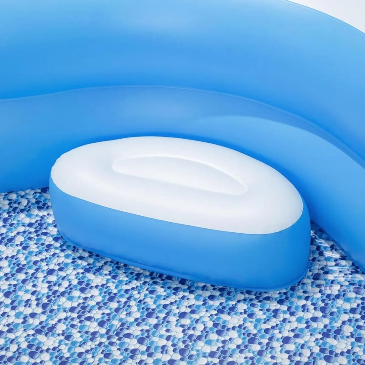 Bestway Splashview Zwembad 270x198x51cm - Zwart/Wit - afbeelding 6 van 6