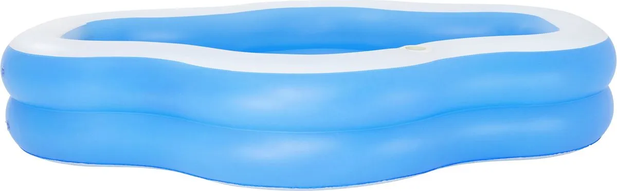 Bestway Splashview Zwembad 270x198x51cm - Zwart/Wit - afbeelding 2 van 6