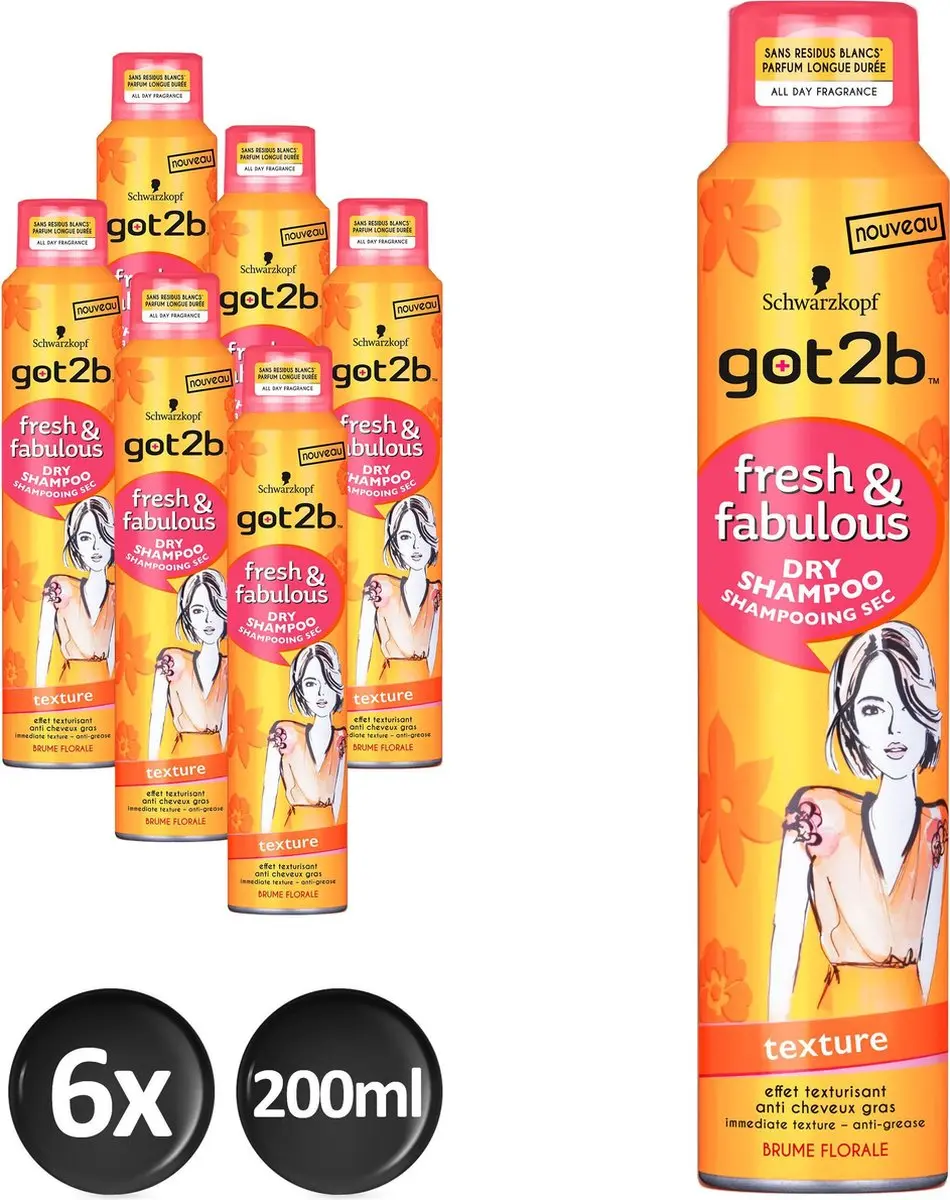 Got2B Fresh&Fabulous droogshampoo