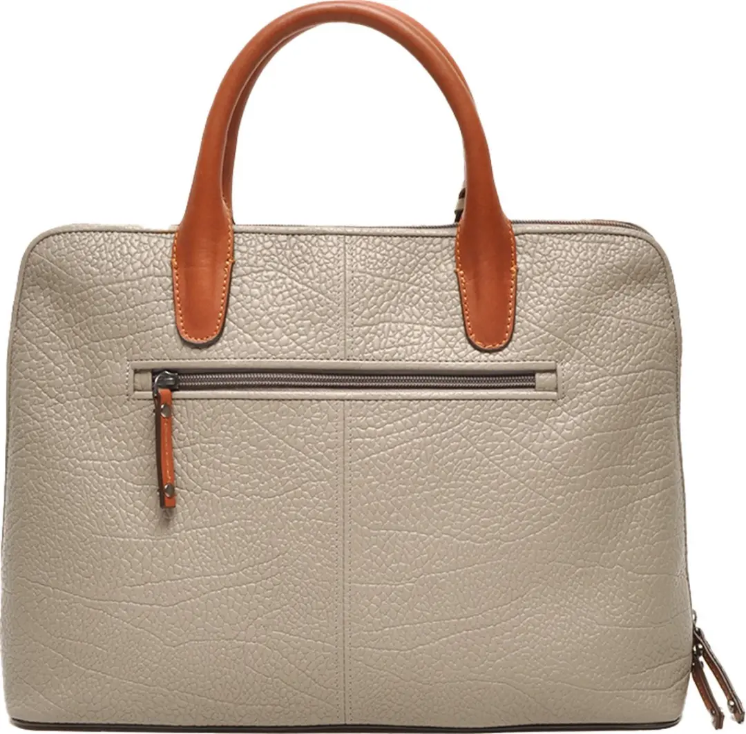 Berba Chamonix Laptoptas 15.6 inch 125-680-59 - Taupe Leer