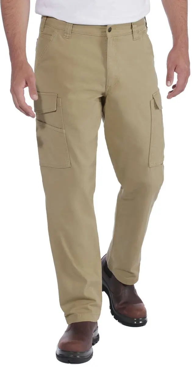 Carhartt Rugged Flex Rigby Cargobroek 34/32 - Dark Khaki