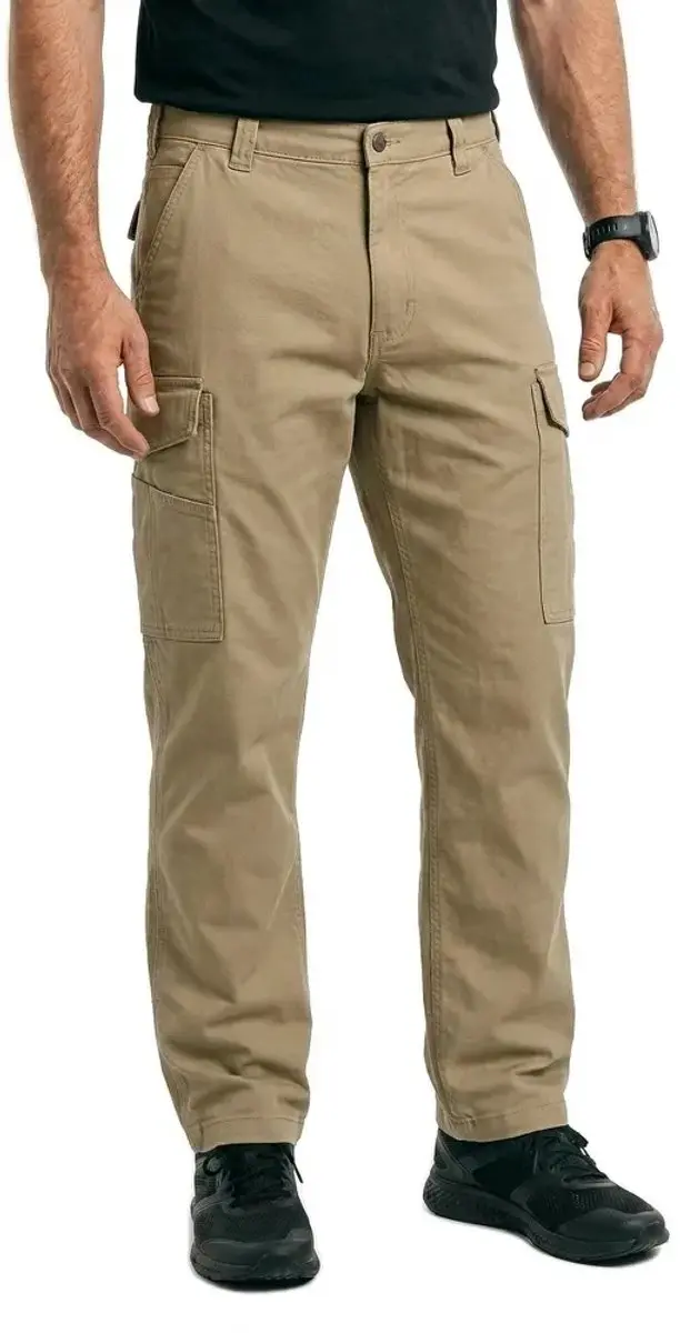 Carhartt Rugged Flex Rigby Cargobroek 34/32 - Dark Khaki