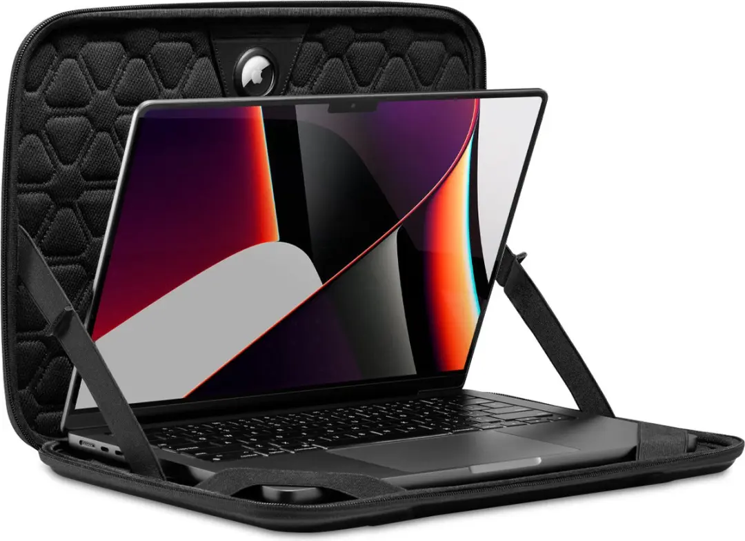 Spigen Armor Pouch Pro Laptophoes 15-16" - 38x25x3cm - Zwart
