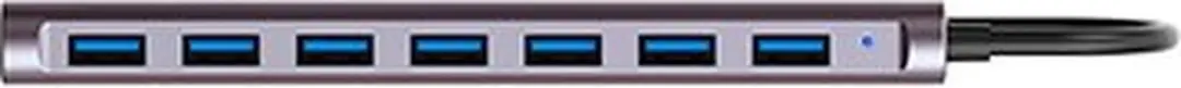 Hamlet XHUB-07A3 Interface Hub USB 3.2 Gen 1 - Zwart