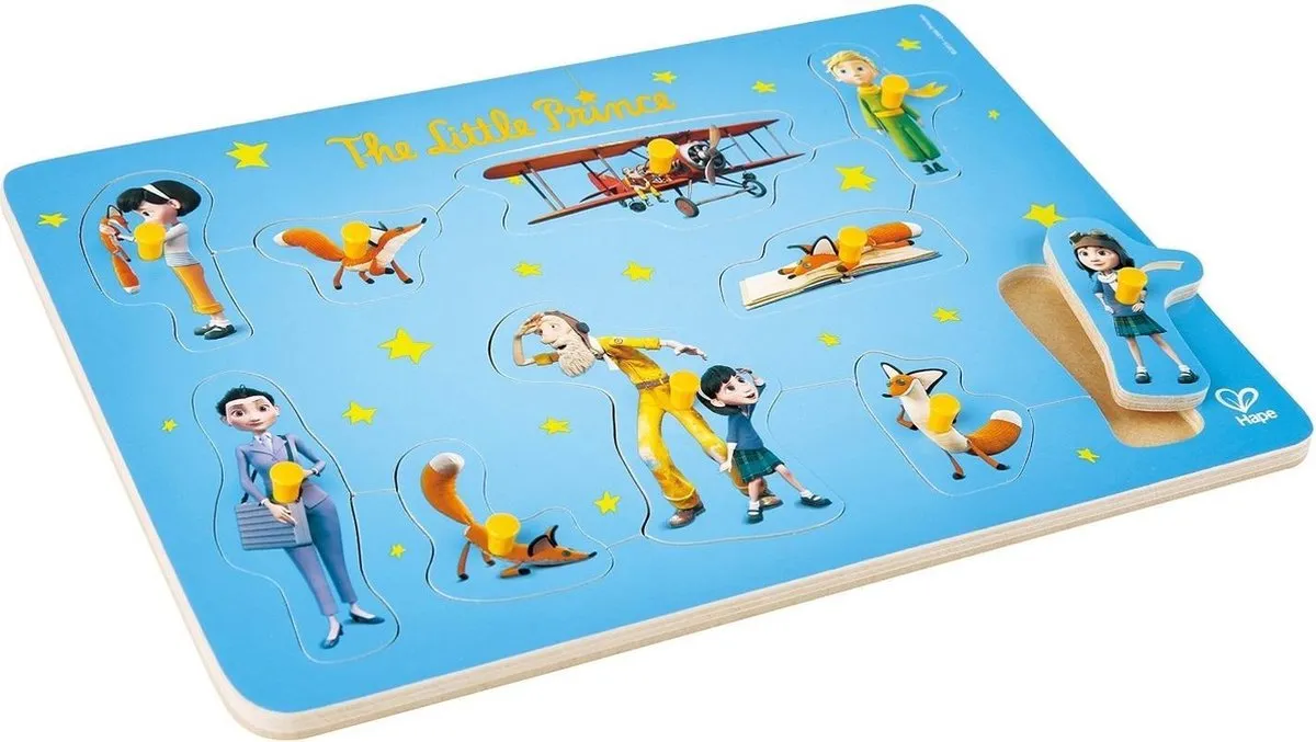 Hape De Kleine Prins Knoppuzzel 10 Stuks