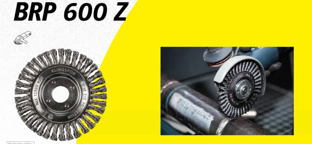 Klingspor BRP 600 Z Staalborstel 125mm - Éénrijig