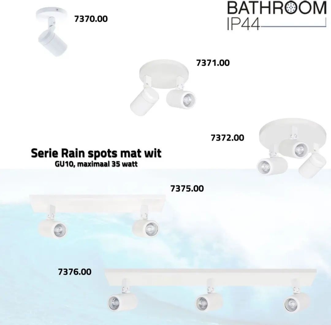 HighLight Spot Rain 2 Lichts Rond - Chroom