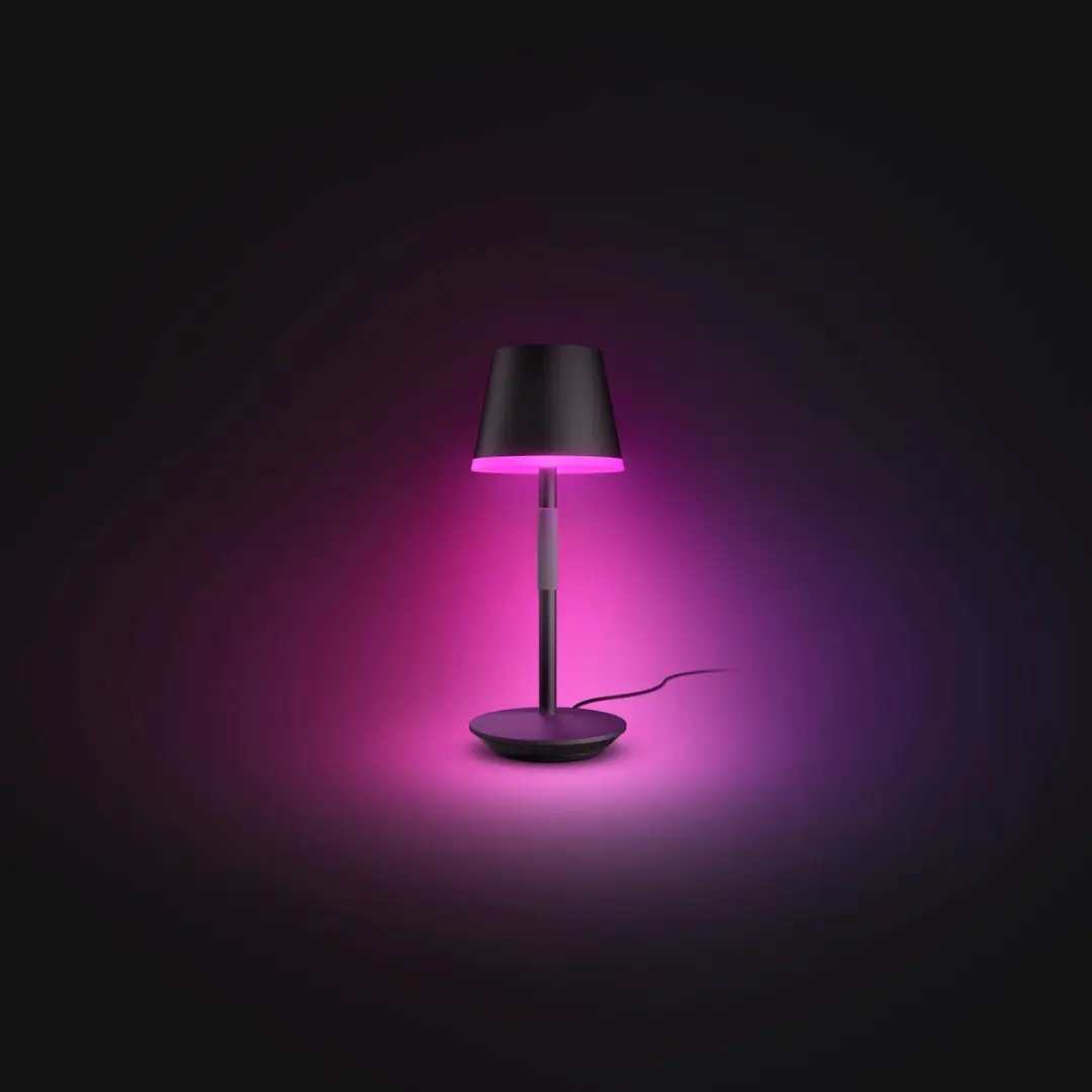 Philips Hue Go 2x Tafellamp - Zwart - RGBW 6.2W
