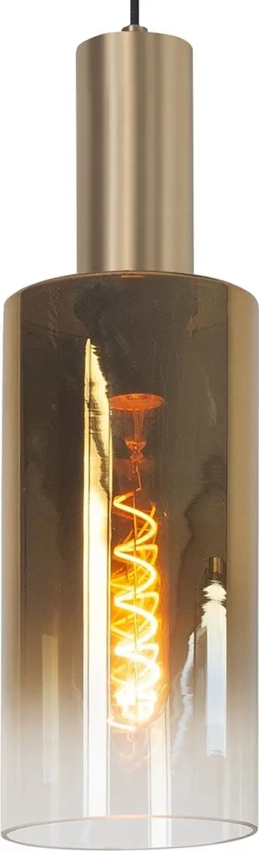 Highlight Perugia 3+2 Hanglamp 120cm - 5 Lichtpunten - Zwart/Goud