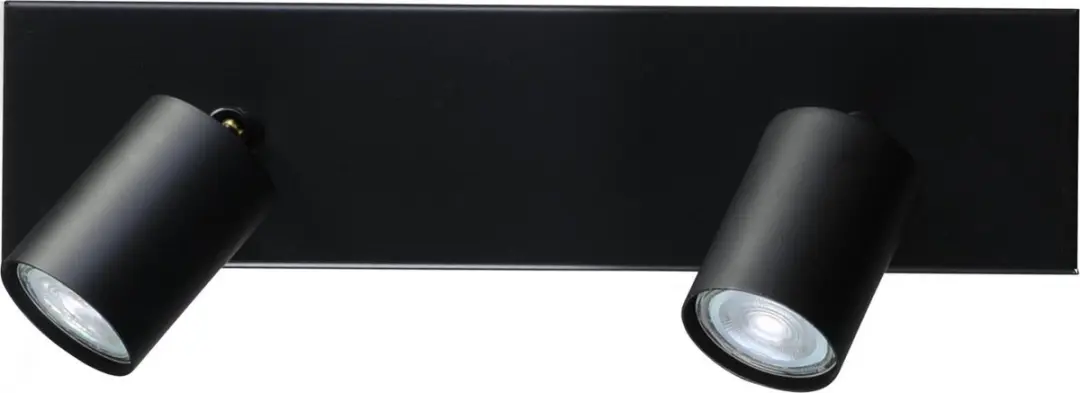 BOUNCE Opbouwspot GU10 2x Zwart
