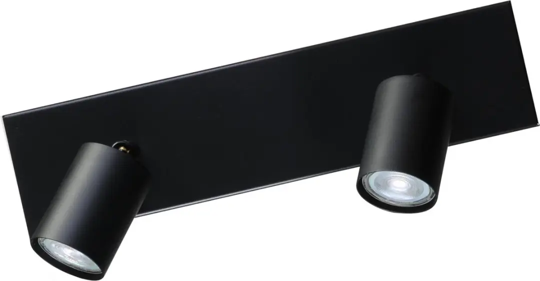 Masterlight Bounce GU10 Opbouwspot - 2x Zwart