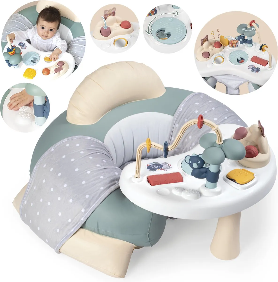 Smoby Little Smoby Cosy Seat Activiteitentafel - Groen